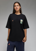 T-shirt Toshi Samourai Golf 2 Black Femme
