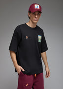 T-shirt Toshi Samourai Golf 2 Black Homme