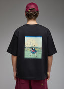 T-shirt Toshi Samourai Golf 2 Black Homme