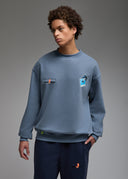 SweatShirt Ishi King of Freestyle Deep blue Homme