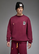 SweatShirt Ishi Medusa Kravitz Burgundy Homme