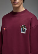 SweatShirt Ishi Medusa Kravitz Burgundy Homme