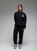 SweatShirt Ishi Mickey Mao Black Femme