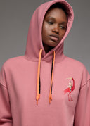 Sweat Capuche Niiga Indian Ibis Vieux rose Femme