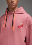 Sweat Capuche Niiga Indian Ibis Vieux rose Homme