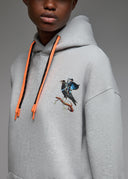 Sweat Capuche Niiga Zorro Grey Mel Femme