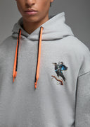 Sweat Capuche Niiga Zorro Grey Mel Homme