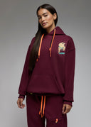 Sweat Capuche Niiga Sumo Skate Burgundy Femme