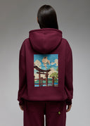 Sweat Capuche Niiga Sumo Skate Burgundy Femme