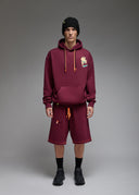 Sweat Capuche Niiga Sumo Skate Burgundy Homme