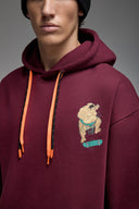 Sweat Capuche Niiga Sumo Skate Burgundy Homme