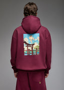 Sweat Capuche Niiga Sumo Skate Burgundy Homme