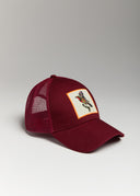 casquette Oki Chef à Plumes Burgundy Femme