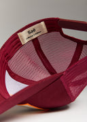 casquette Oki Chef à Plumes Burgundy Femme