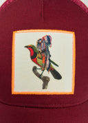casquette Oki Chef à Plumes Burgundy Homme