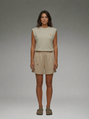 T-shirt Asi beige nude Femme