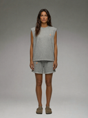 T-shirt Asi gris chiné Femme