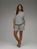 Sweatshirt Sale gris chiné Femme