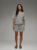 Short Guel gris chiné Femme