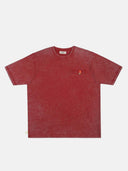 T-shirt Aichi rouge délavé Homme