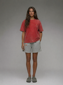 T-shirt Aichi rouge délavé Femme