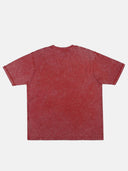 T-shirt Aichi rouge délavé Femme