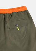 Short de bain Akka vert olive Homme