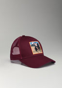 Casquette Oki polo bordeaux Femme