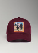 Casquette Oki polo bordeaux Femme