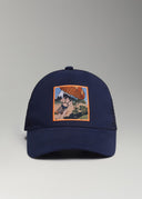 Casquette Oki parachute bleu marine Femme