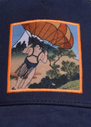 Casquette Oki parachute bleu marine Homme