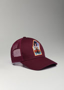 Casquette Oki samo bordeaux Femme