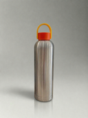 Gourde Chef acier / orange fluo Femme