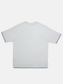T-shirt Era blanc / rayures bleues Femme
