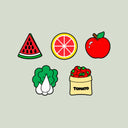 charms fruit X5